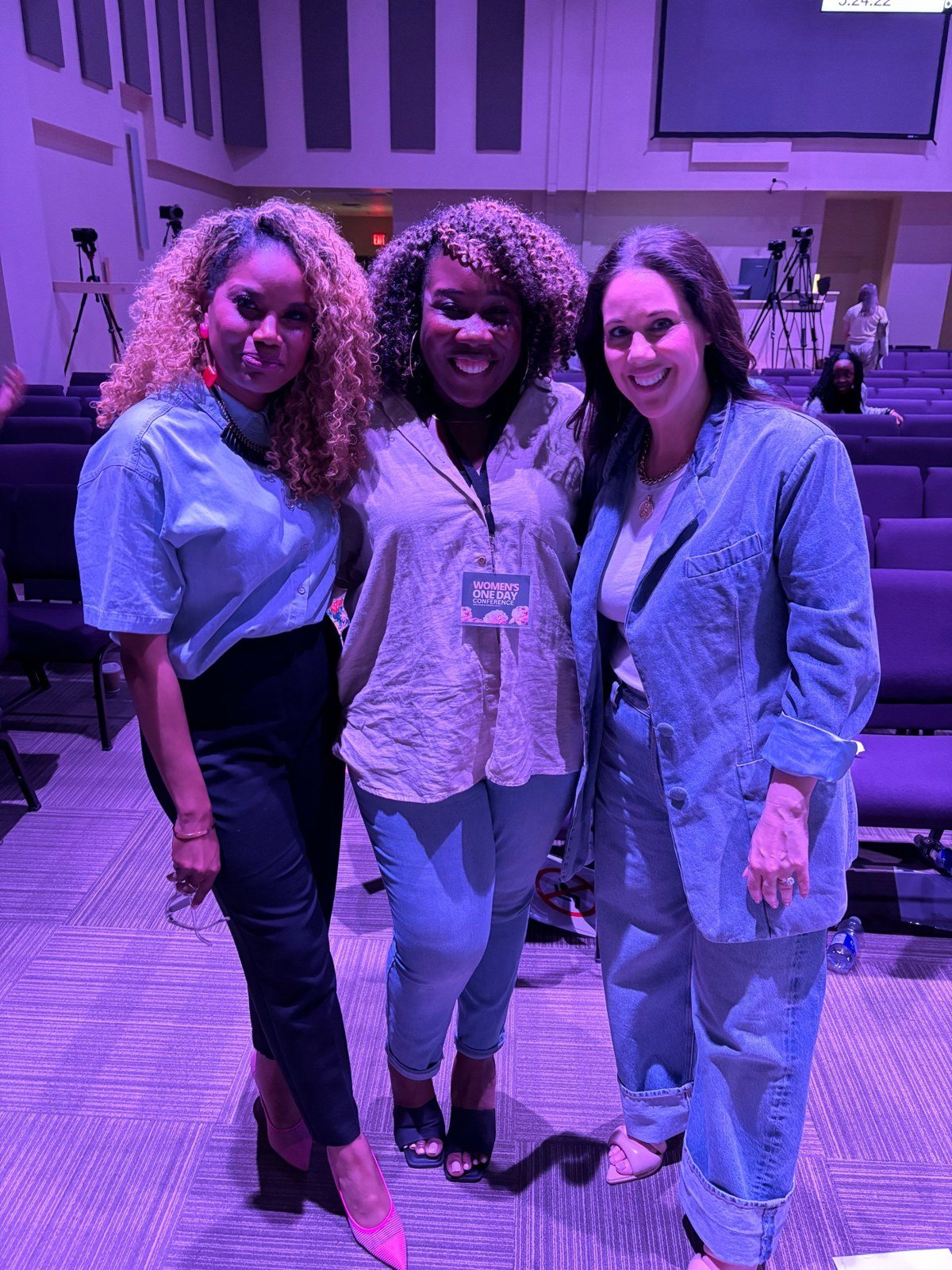 Jessica Robinson-Grant with fellow panelists at Toronto City Church