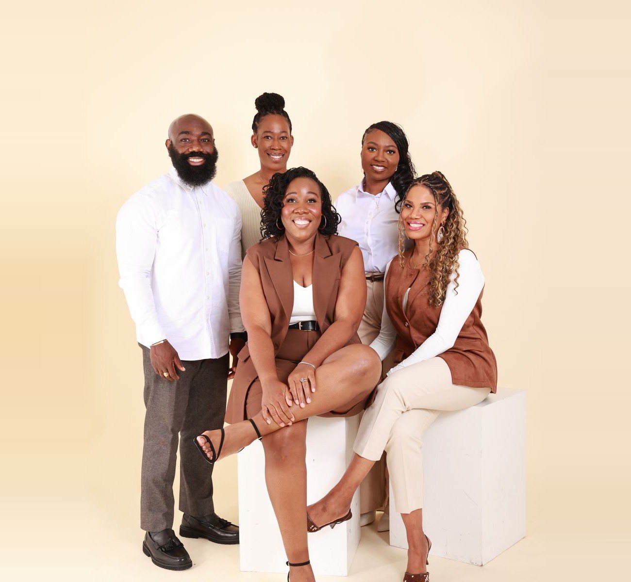 The Soul Care team together in a studio